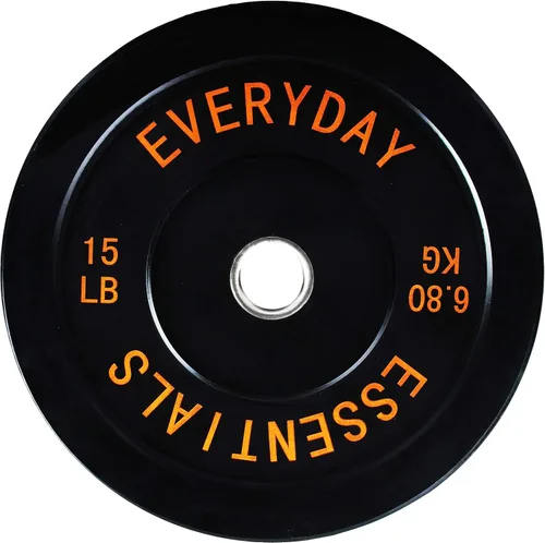 Vista 2 de Fitvids Placas de Tope Olímpicas de 2 Pulgadas, Placas de Peso Perfectas para Levantamiento de Pesas y Entrenamiento de Fuerza, Múltiples Pesos