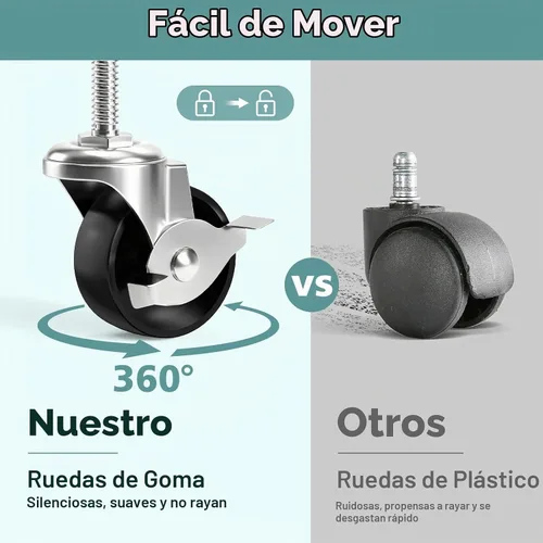 Vista 7 de Luxspire Perchero de 3 niveles portátil independiente con estantes Blanco