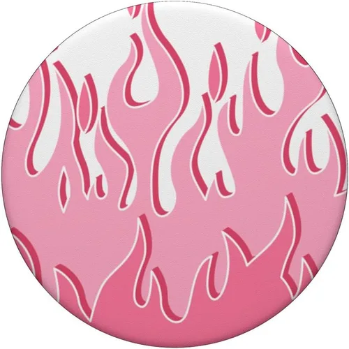 Vista 3 de Bonito diseño de llama rosa grafitti Flames pastel góticos PopSockets intercambiables PopGrip
