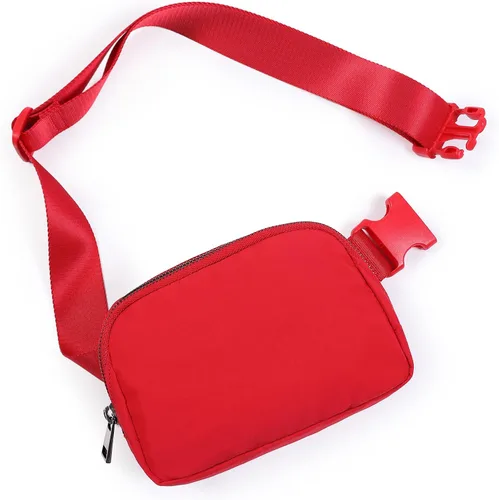 Vista 9 de ODODOS Minicangurera unisex con correa ajustable; pequeña bolsa de la cintura para entrenamiento, correr, viajes y senderismo, DESERT SAGE