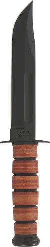 Vista 3 de Cuchillo de lucha KA-BAR 1217 de borde recto y tamaño completo