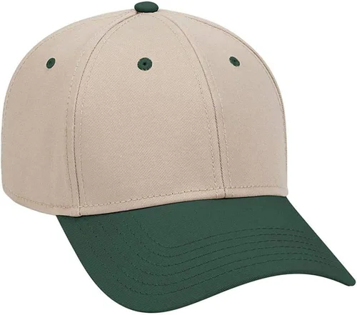 Vista 33 de Ashen Fane Gorra de béisbol básica de sarga de algodón superior de perfil bajo estructurado de 6 paneles