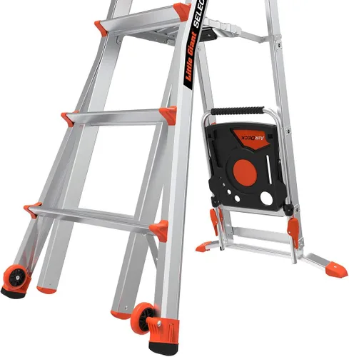 Vista 13 de Little Giant Select Step Escalera de escalera de 5 a 8 pies, accesorio Negro
