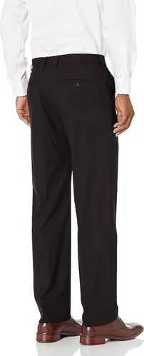 Vista 2 de J.M. Haggar Men's Classic Fit Flat Front Dress Pant-Regular and Big & Tall Sizes