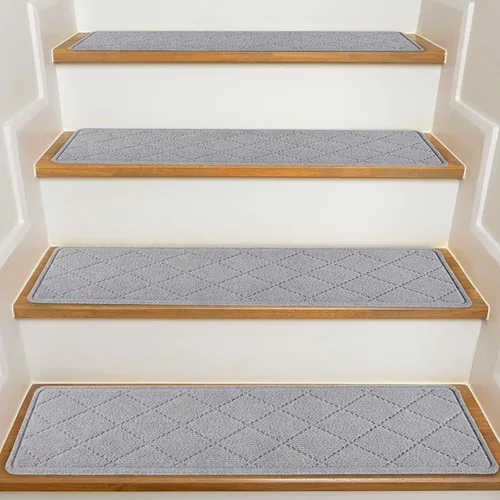 Vista 24 de Stair Treads for Wooden Steps Indoor, KOOTETA 1 Pack 20" X 32" Non Slip