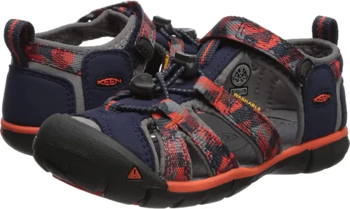 Vista 46 de KEEN Sandalias unisex para niños Seacamp 2 CNX con puntera cerrada Azul Azur/Blanco Estrella