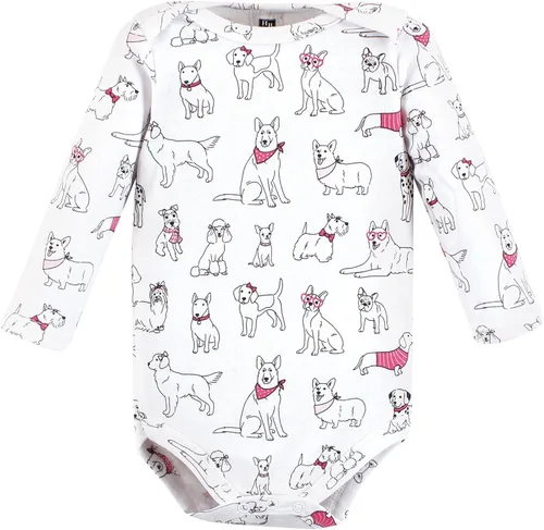 Vista 6 de Hudson Baby unisex-baby Cotton Long-sleeve Bodysuits
