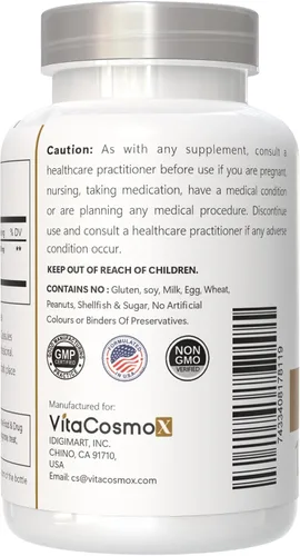 Vista 3 de Cápsulas de goma mastica, 1000 mg, 120 cápsulas vegetarianas, sin OMG y sin gluten