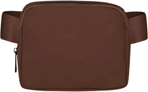 Vista 12 de Riñonera unisex con correa ajustable, bolsa de cintura pequeña, Negro -, Fifteen Riñonera