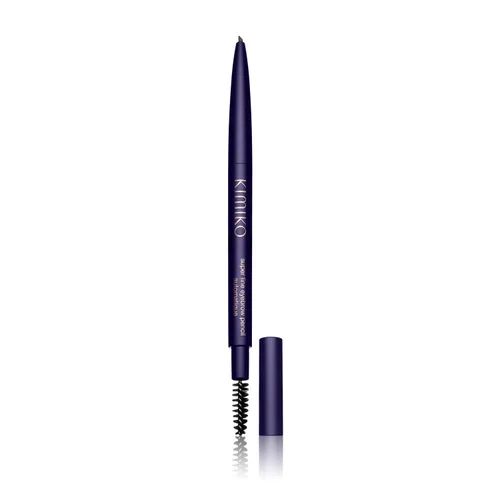 Vista 8 de KIMIKO Lápiz de cejas fino automático (lápiz giratorio, fórmula de larga duración, viene con cepillo cubierto para cejas de aspecto natural)