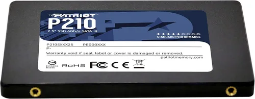 Vista 5 de Patriot Memory P210 SATA 3 128GB SSD de 2,5 pulgadas Unidad de estado sólido interno - P210S128G25 Factor de forma: 2.5 Pulgadas; Interfaz: SATA 3.