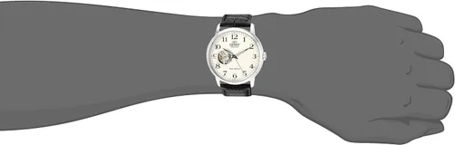 Vista 2 de Orient '2nd Generation Esteem' Reloj de vestir japonés automático de acero inoxidable y cuero para hombre