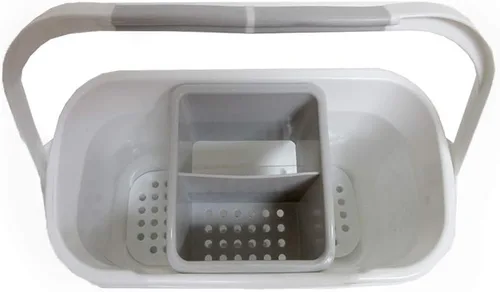 Vista 2 de 1 organizador de esponja para fregadero de cocina, organizador de almacenamiento, escurridor de jabón, colador