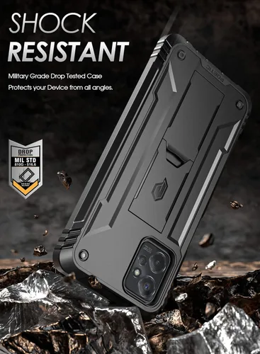 Vista 6 de Poetic Revolution - Funda para Motorola Moto G Power 2023 5G (no para la versión 2022), [probada contra caídas de grado militar de 20 pies], Negro