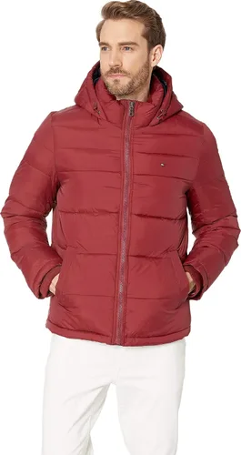 Vista 20 de Tommy Hilfiger - Chaqueta acolchada con capucha de relleno alternativo para hombre (tallas estándar y para personas grandes y altas)