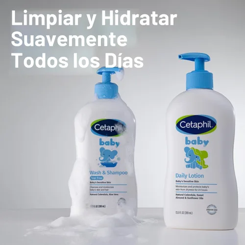 Vista 5 de Cetaphil Baby Daily Loción Orgánica Caléndula Piel Sensible 13.5 oz