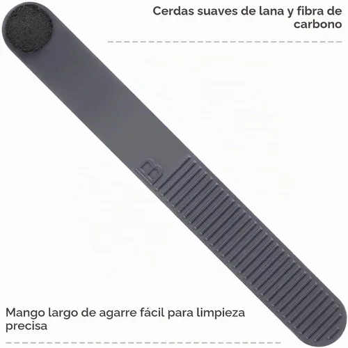 Vista 3 de Boundless Audio - Cepillo de fibra de carbono, limpiador antiestático de aguja de registro