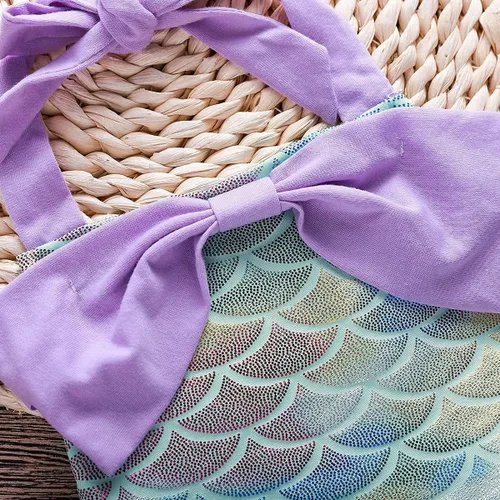 Vista 2 de Traje de baño para bebé con diseño de sirena