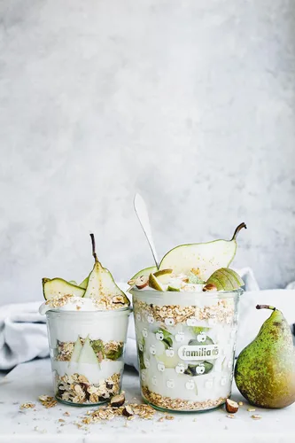 Vista 5 de Familia Cereal suizo Muesli, 0.00 oz de azúcar añadido, cereal lleno de energía con pasas, avellanas y almendras, caja de 12 onzas (paquete de 2)