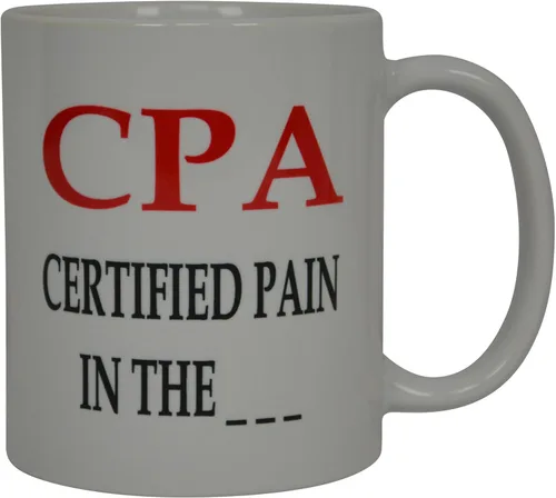 Vista 2 de Rogue River Tactical La mejor taza de café divertida certificada por CPA Pain In The A.. sarcástica novedad taza broma gran idea de regalo