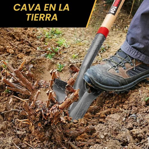 Vista 6 de Pala de excavación con mango de madera