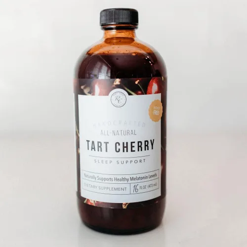 Vista 8 de Rowe Casa Organics Tart Cherry - Soporte orgánico para dormir con raíz de valeriana, apoya la regulación del ciclo del sueño y la recuperación