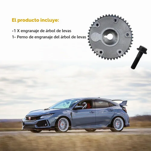 Vista 4 de Distribución de la válvula variable del motor (VVT) Engranaje del piñón Phaser del árbol de levas Apto para Honda 2008-2012 Accord, 2012-2014