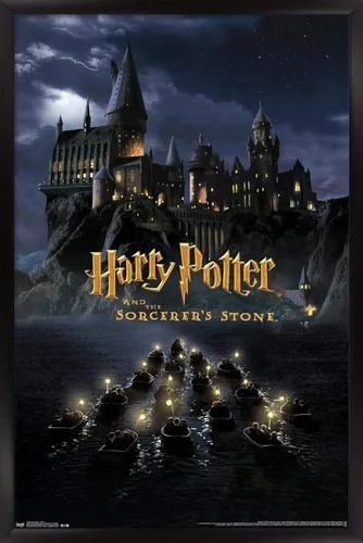 Vista 7 de Trends International Harry Potter y la piedra del hechicero - Póster de pared de una hoja de castillo, 14.72 x 22.37 pulgadas, versión enmarcada
