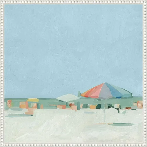 Vista 18 de Amanti Art Lienzo enmarcado para pared, 16 x 16 pulgadas, paleta de verano II por Emma Scarvey, lienzo enmarcado para pared, obras de arte