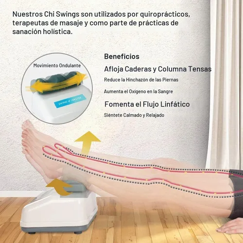 Vista 2 de Daiwa Felicity Swing Master - Chi Swing Machine - Passive Aerobic Exerciser, Swing Master with Figure Trimmer - Lymphatic Massager, Body Shaker, Leg