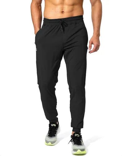 Vista 2 de G Gradual Pantalones deportivos para hombre con bolsillos con cierre y pantalones deportivos para correr y entrenar