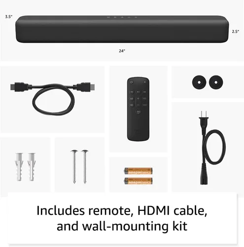 Vista 7 de Barra de sonido Amazon Fire TV con plan de protección de 2 años