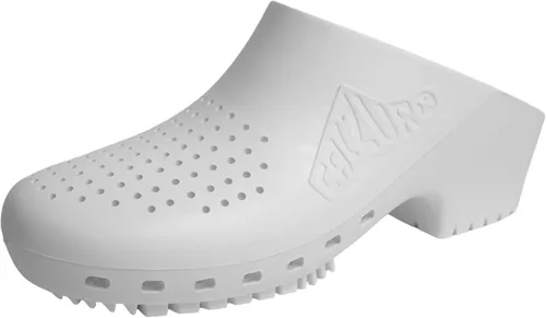 Vista 10 de CALZURO Zuecos de trabajo clásicos con agujeros, zuecos de trabajo unisex para mujeres y hombres, zapatos antideslizantes, zapatos de cocina de goma