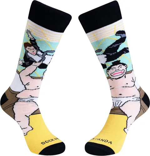 Vista 2 de Calcetines de hombre de negocios de Sumo Man de la marca Sock Panda