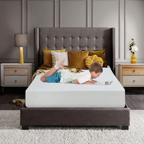 Vista 9 de MKDLUFEI Colchón de gel de 6 pulgadas, colchón de espuma viscoelástica de firmeza media, certificado CertiPUR-US, colchón de cama individual