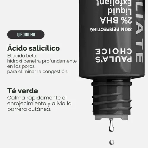 Vista 7 de Paula's Choice SKIN PERFECTING 2% BHA Liquid Exfoliant with Salicylic Acid, Facial Polish for Pores, Wrinkles & Fine Lines, Suitable for