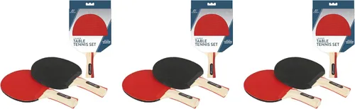 Vista 8 de EastPoint Ping Pong Paddles, 2 Player Paddle Set, Outdoor Games, 2 Pc Pips-Out Rubber for Spin & Shot Control, Five-Ply Wood, Yard Games, Camping