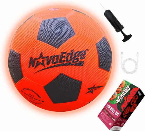 Vista 12 de Balón de baloncesto que brilla en la oscuridad Balón con luz LED recargable por USB-C Tamaño oficial 7 para adolescentes y adultos para niños