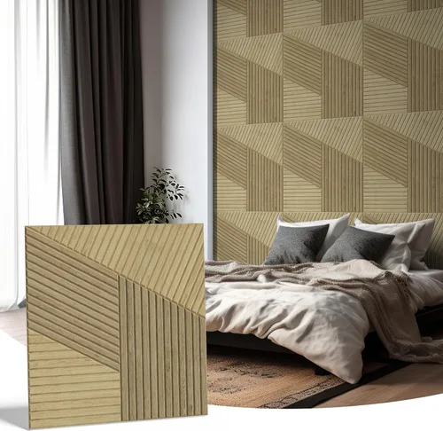 Vista 17 de 6 piezas de paneles acústicos, paneles absorbentes de sonido de 23.6x23.6 pulgadas, paneles de pared acústicos decorativos para grabación y estudio