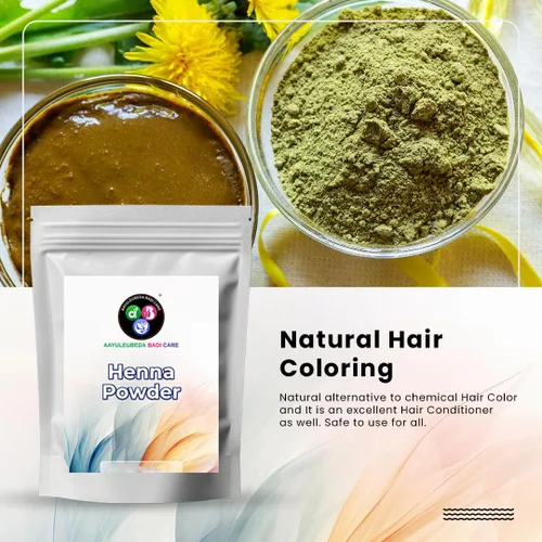 Vista 2 de Polvo de henna natural ABC 8.01 oz (8 0z)