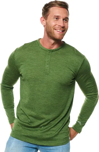 Vista 19 de Camisas 100% de lana merino para hombre, ropa interior térmica, capa base 190 negro