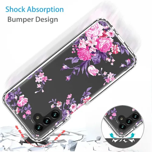 Vista 7 de Funda para Galaxy A13 5G, para Samsung A13 5G con protector de pantalla de vidrio templado, suave 360 cuerpo completo, a prueba de golpes, híbrida