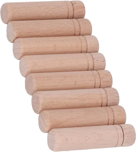 Vista 9 de Tgoon Estuche de madera para agujas, 8 piezas antipérdida resistente soporte para agujas de coser para el hogar