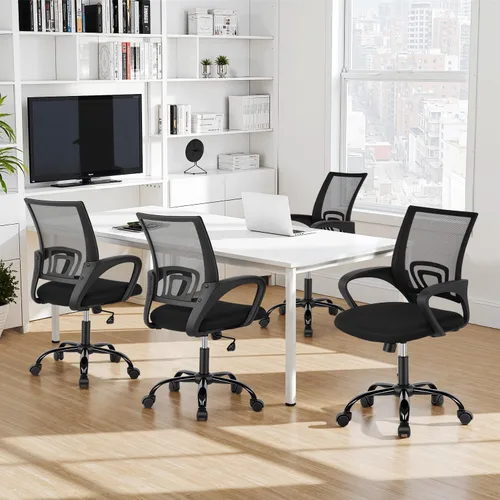 Vista 2 de BestOffice Silla de Oficina Ergonómica Barata Silla de Escritorio de Malla Silla de Computadora Soporte Lumbar Ejecutiva Moderna Taburete Ajustable