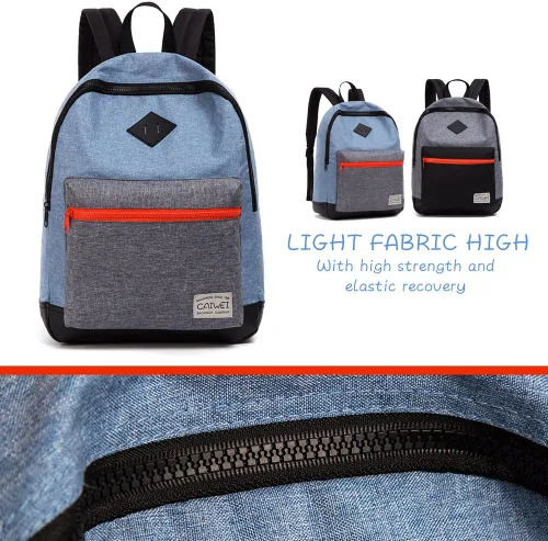Vista 3 de CAIWEI Mochila infantil de moda (azul)
