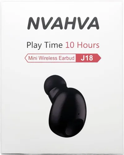 Vista 8 de Auricular Bluetooth individual de 10 horas de reproducción, auriculares inalámbricos, mini auriculares Bluetooth manos libres, auriculares Bluetooth