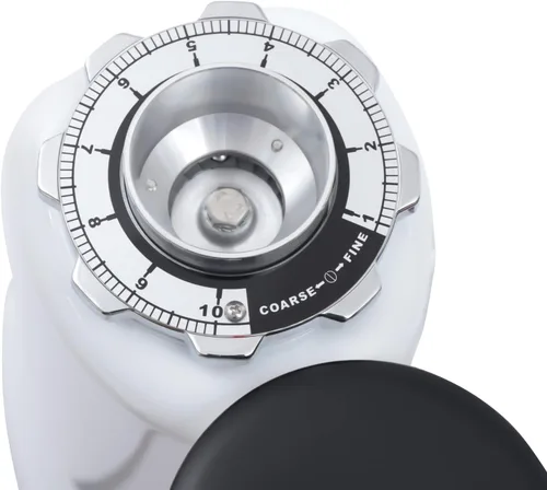 Vista 7 de Molinillo de café eléctrico profesional, 110 V 350 W, molinillo de café expreso, máquina de fresas para rebabas comerciales caseras+tolva