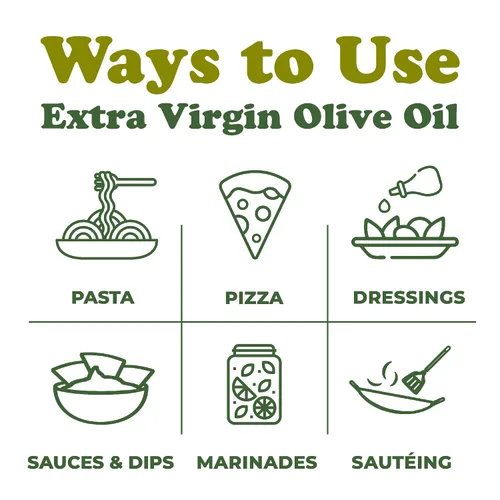Vista 5 de Food To Live Aceite de Oliva Virgen Extra Orgánico, 16.9oz (16.9 fl oz) – Prensado en frío. Rico en polifenoles. Sin OMG. Botella de vidrio.