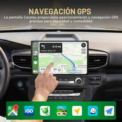 Vista 5 de Radio de coche de 12.5 pulgadas para Ford Explorer PIU Police Interceptor Utility 2020-2024, pantalla táctil, Carplay y Android 14.0