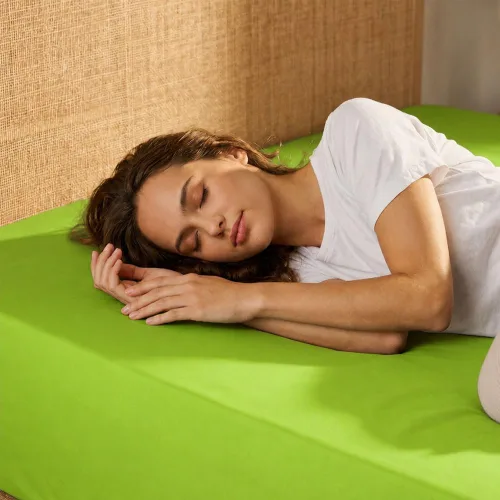 Vista 174 de Sábana bajera ajustable de lujo suave de 600 hilos, 100% algodón egipcio, sábana bajera ajustable individual con elástico alrededor, se adapta a